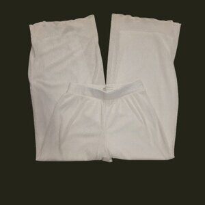 Cato White and Gold Lounge Pants Size M Look New